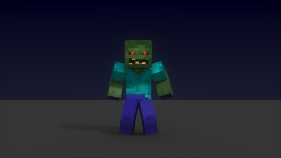 Minecraft Zombie rig preview image 2